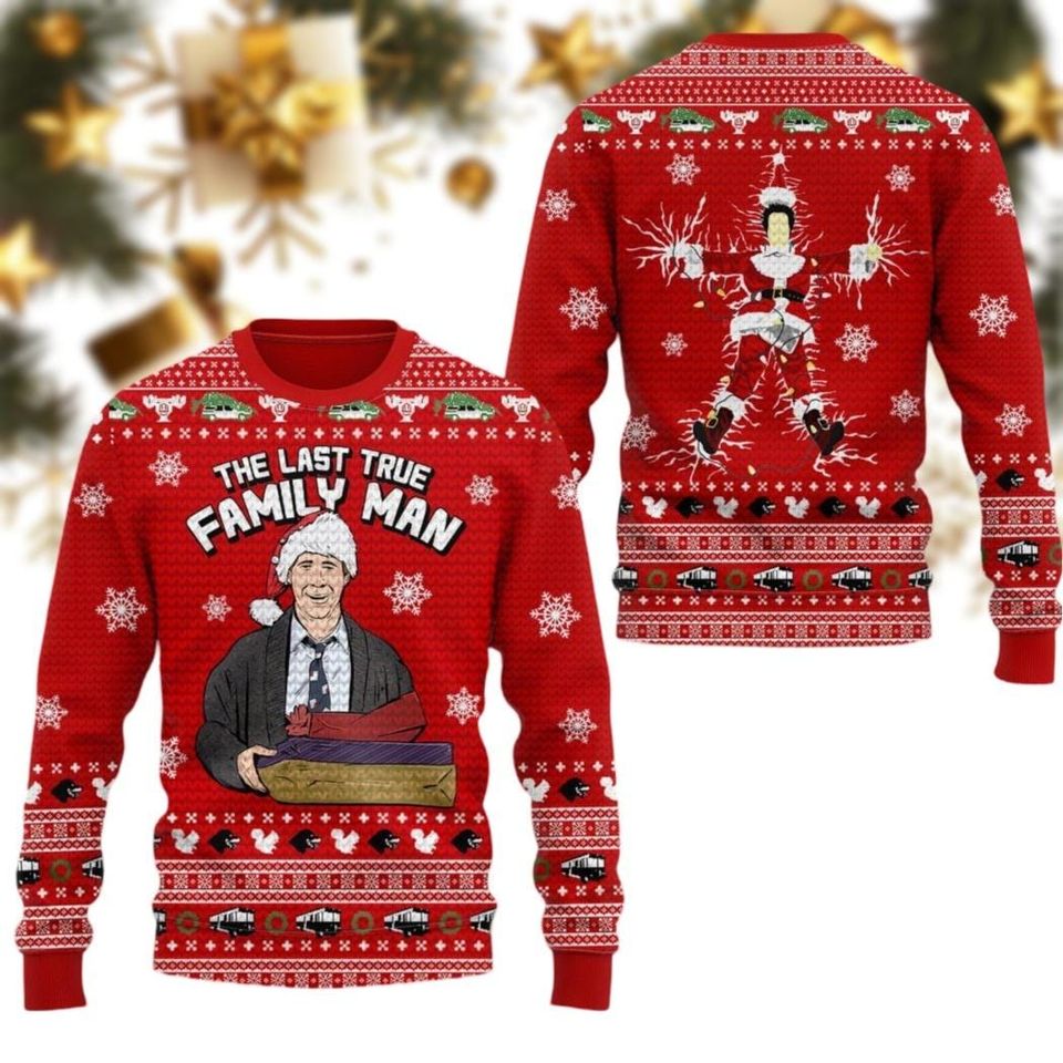 Christmas Clark Griswold Ugly Sweater, The Last True Family Man Sweater