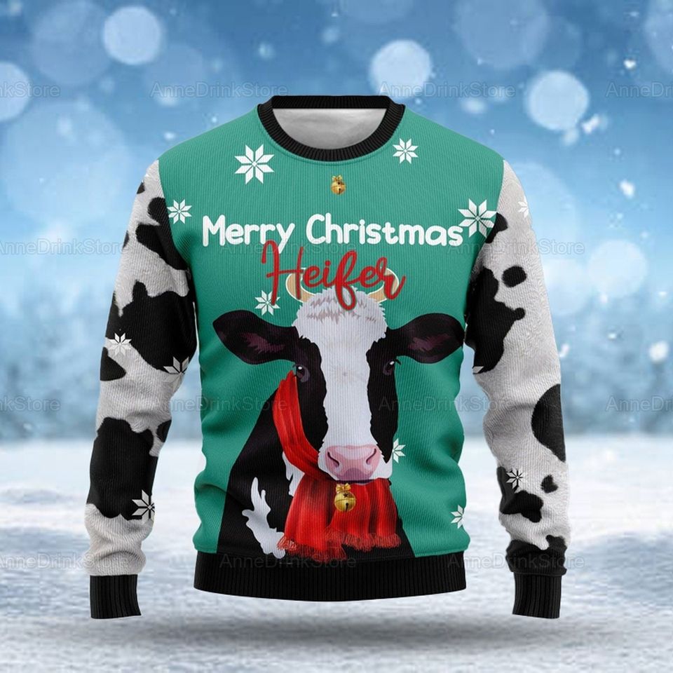 Christmas Day Gift, Heifer Christmas Sweater