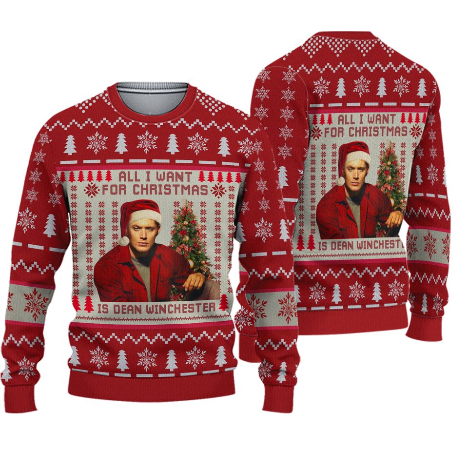 Christmas Dean Winchester Sweater