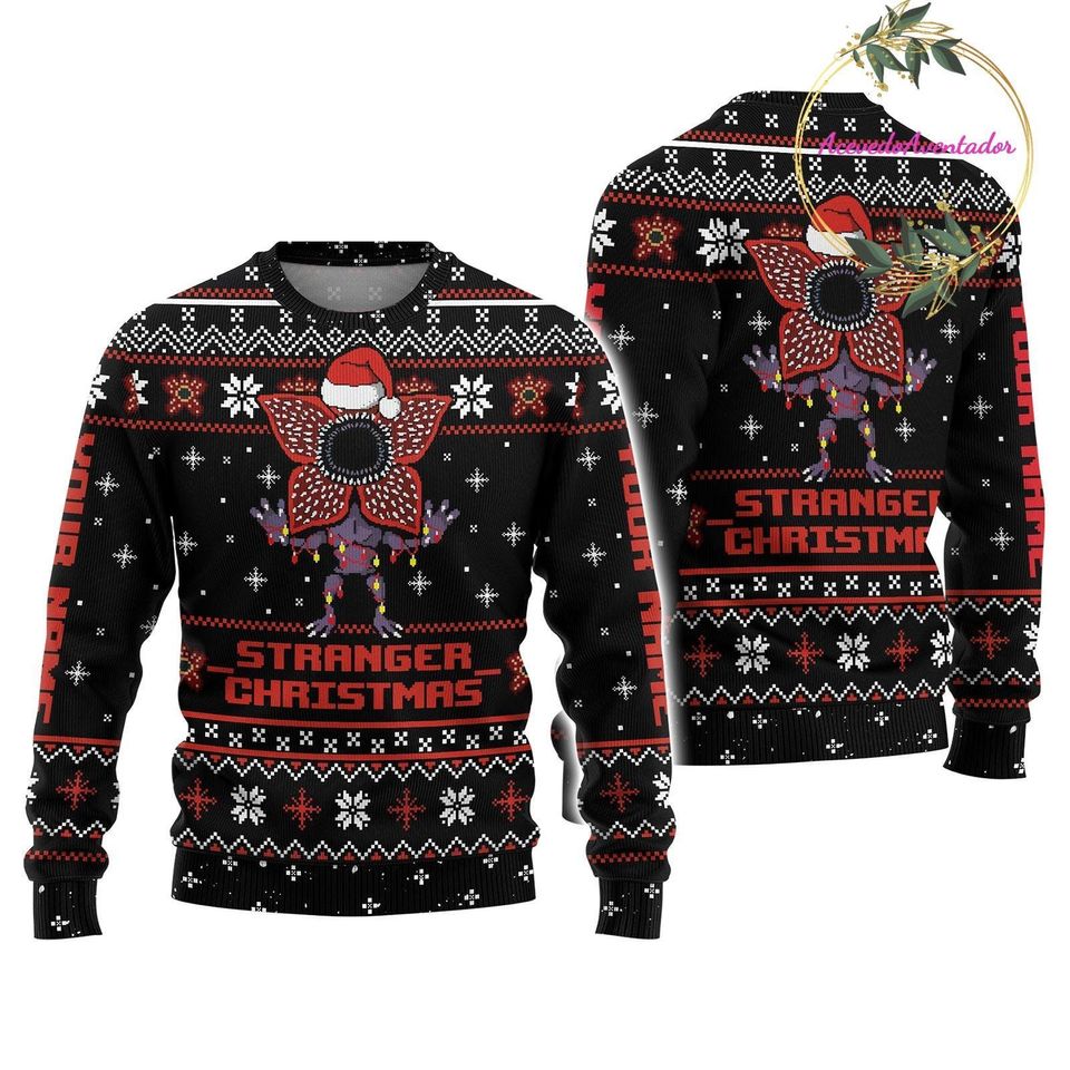 Christmas Demogorgon Sweater,  Stranger Movie Sweater