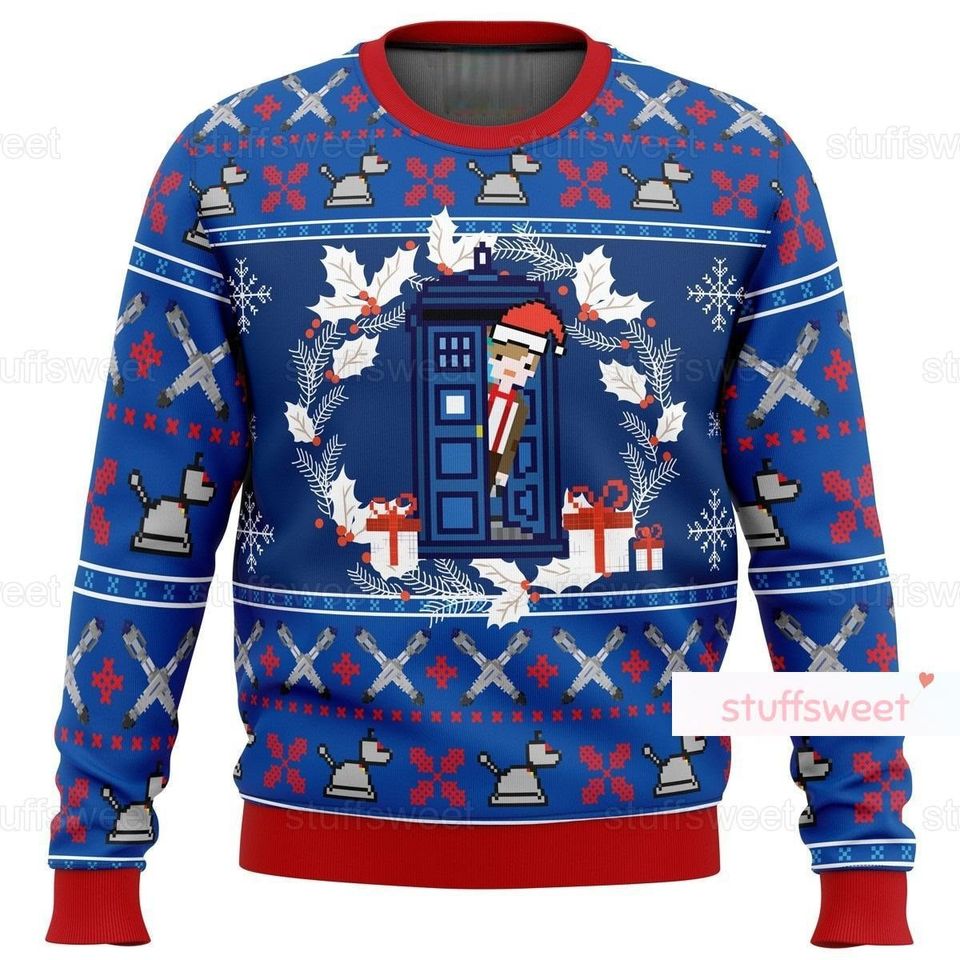 Christmas Doctor Who Ugly Sweater, Doctor Who Christmas Sweater