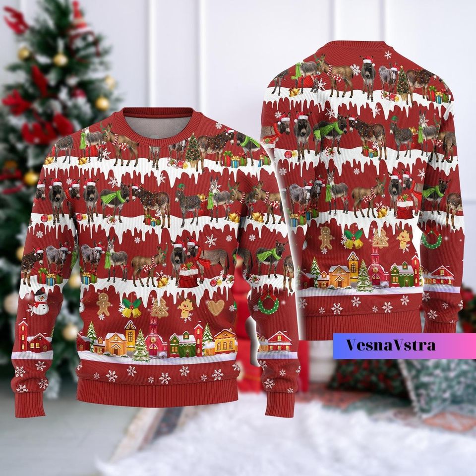 Christmas Donkey Christmas Sweater