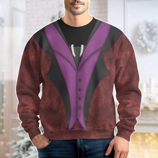 Christmas Dr Facilier Ugly Sweater, Princess And The Frog Costume, Dr Facilier Cosplay Shirt - Image 12