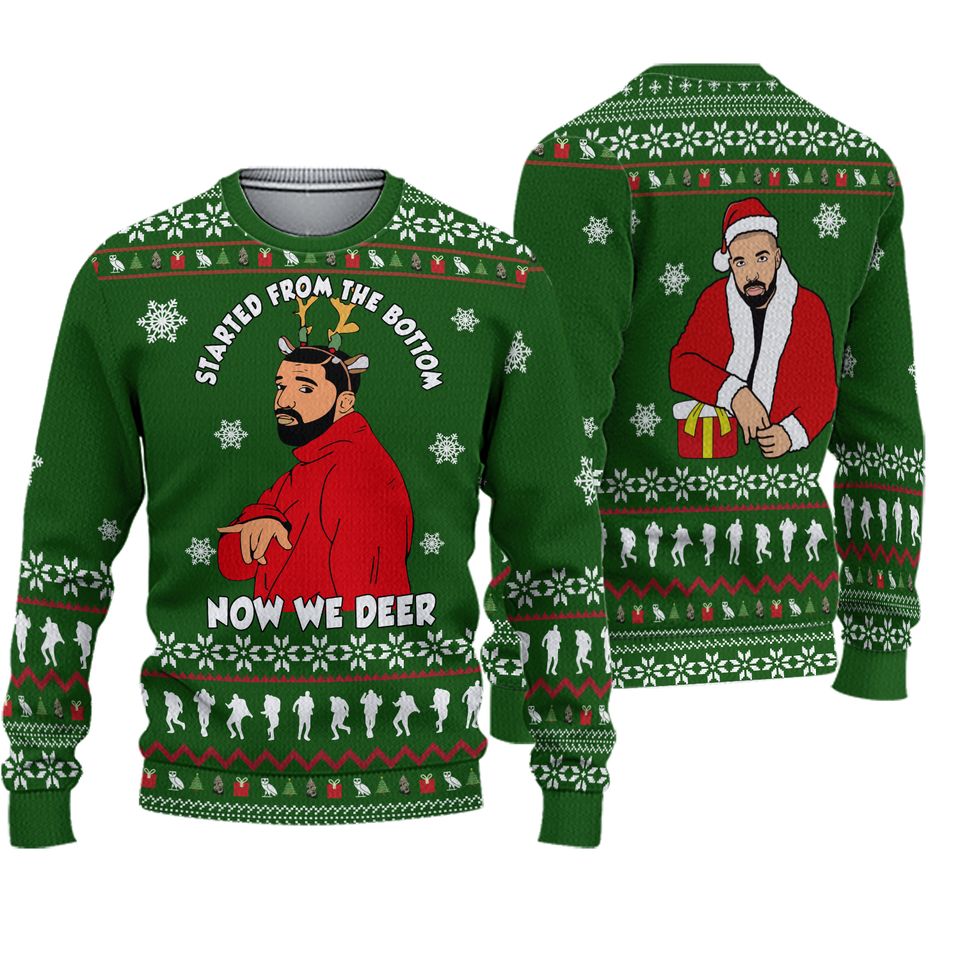 Christmas Drake Rapper Ugly Sweater