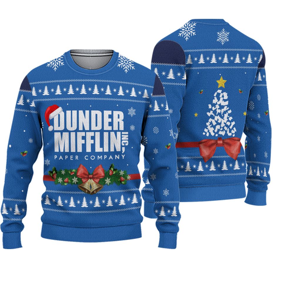 Christmas Dunder Mifflin Paper Company Sweater
