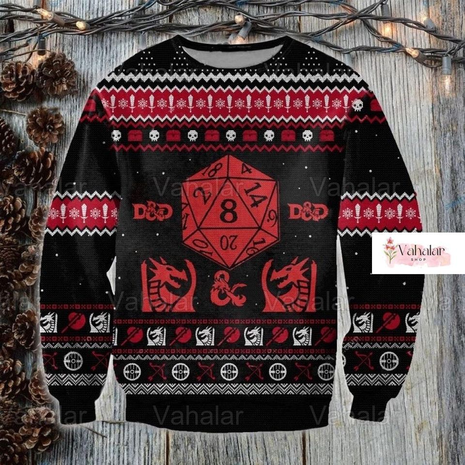 Christmas Dungeons And Dragons Sweatshirt