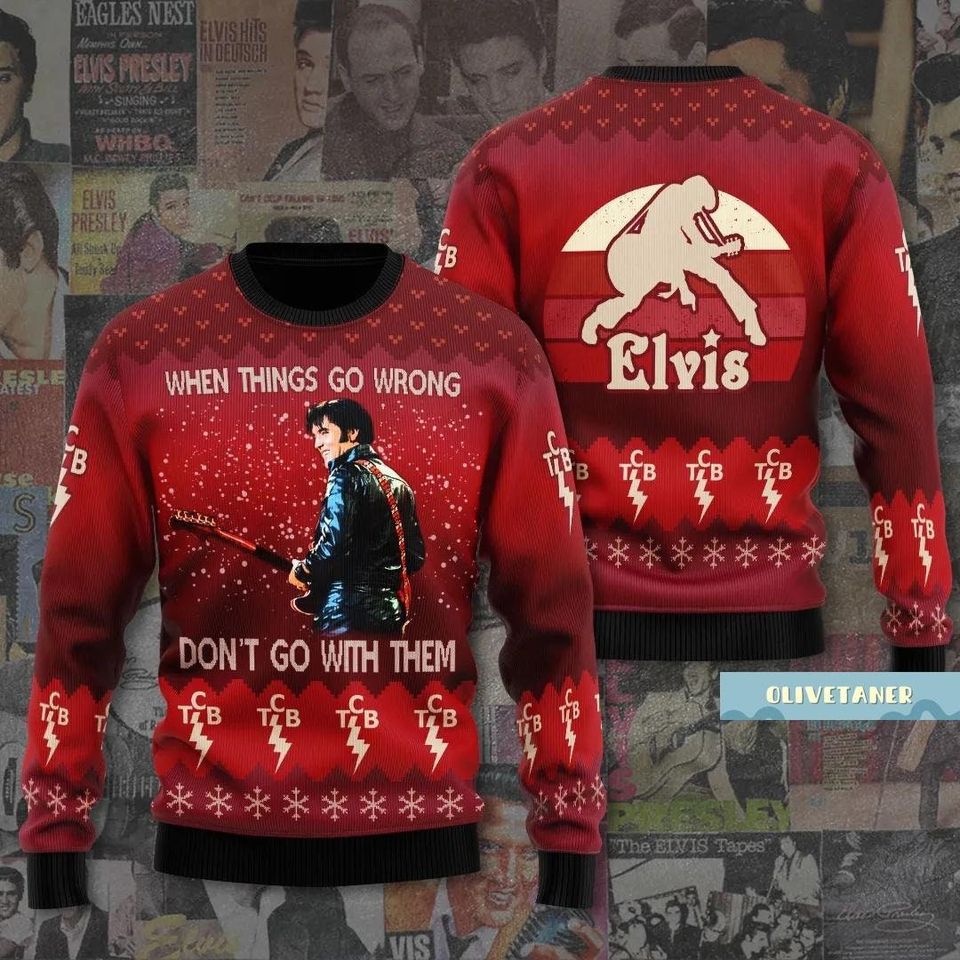 Christmas Elvis Presley Sweater