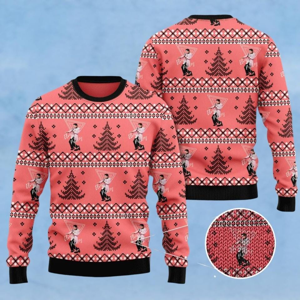 Christmas Elvis Presley Ugly Sweater, King Of Rock And Roll Sweater