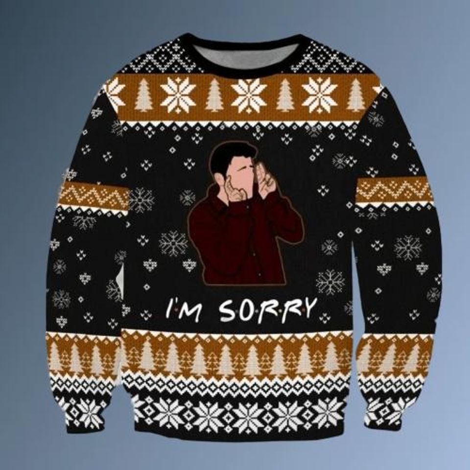 Christmas Friends I'm Sorry Knitted Christmas
