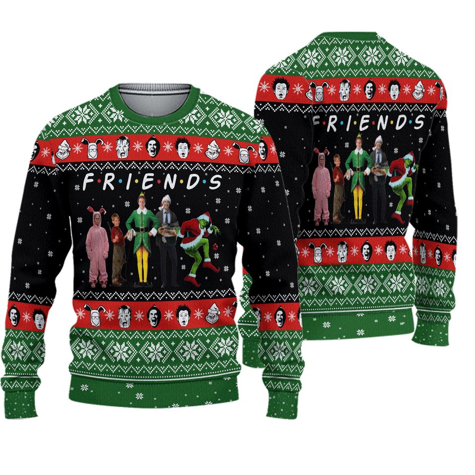 Christmas Friends Sweater, Buddy Christmas Sweater, ELF Sweater