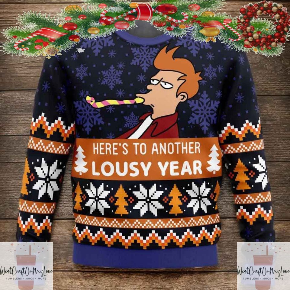 Christmas Futurama Ugly Sweaters, Christmas Holiday Sweaters 3D