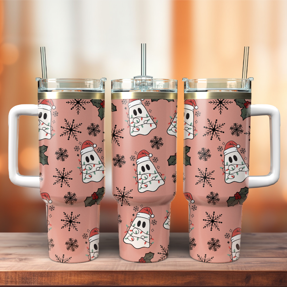 Christmas Ghost Custom Stanley Cup 40 oz 30 oz Tumbler With HandleTVC2301503