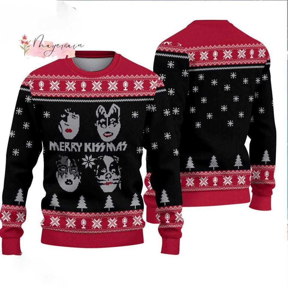 Christmas Gift, American Rock Ugly Christmas Sweater Shirt