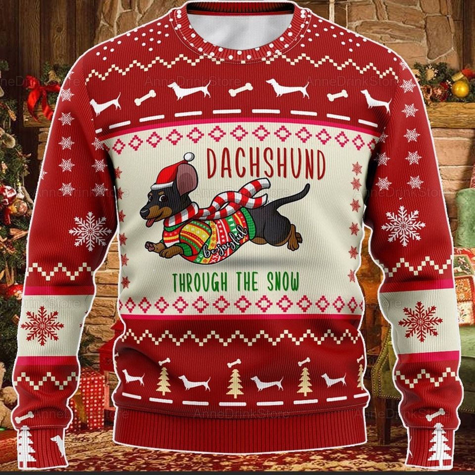 Christmas Gift, Dachshund Christmas Sweater