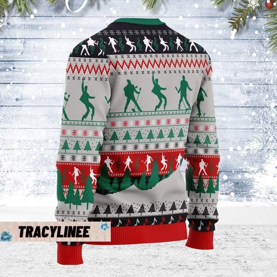 Christmas Gift, Elvis Christmas 3D Sweater - Image 3