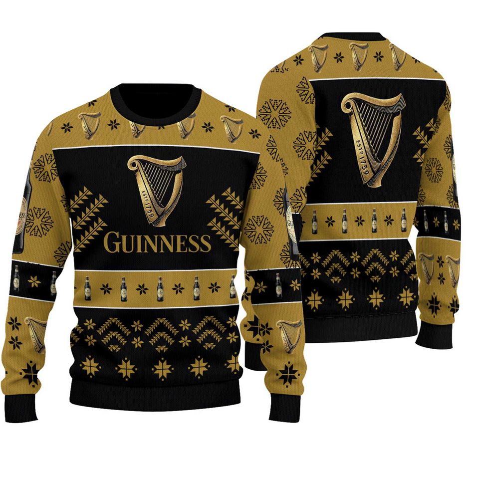 Christmas Gift, Guinness Beer Sweater, Guinness Woman Sweater
