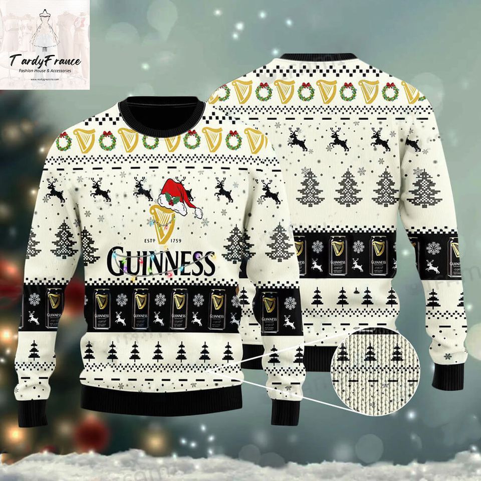 Christmas Gift, Guinness Beer Sweater, Guinness Woman Sweater