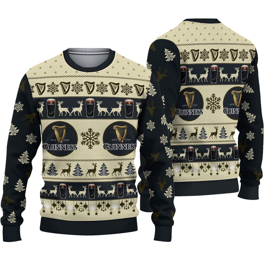 Christmas Gift, Guinness Ugly Sweater