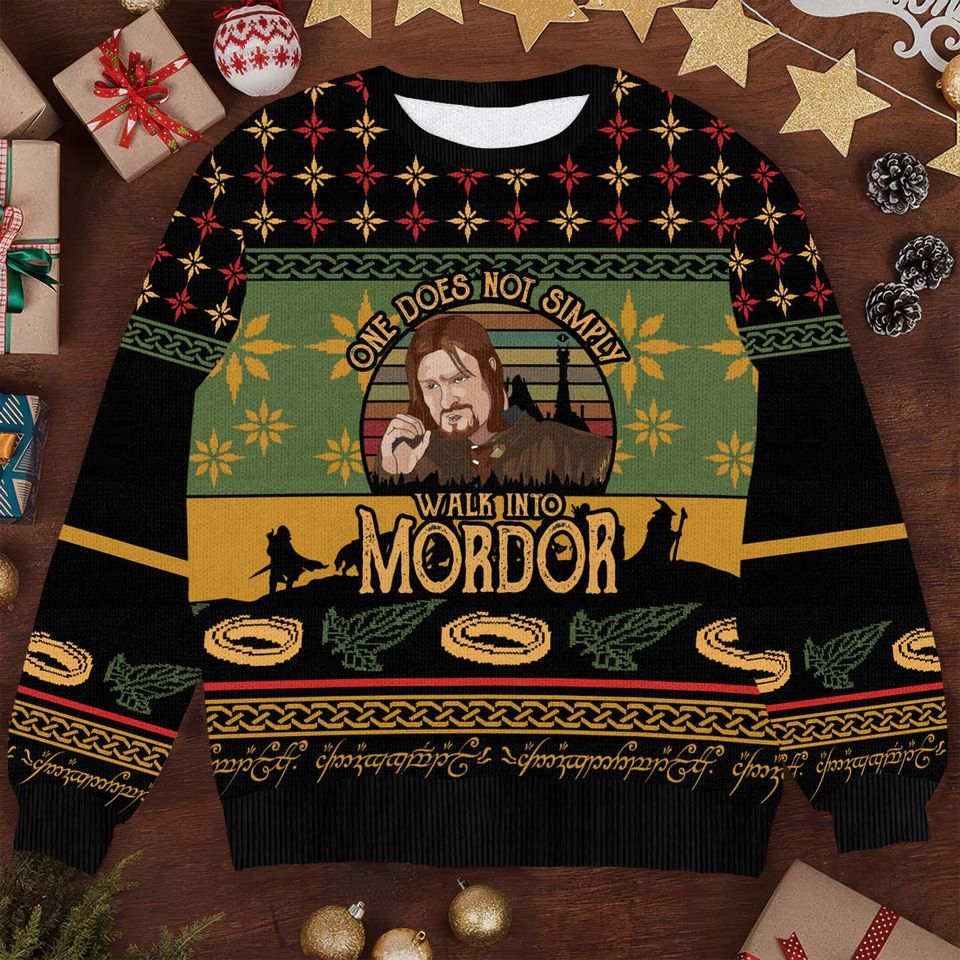 Christmas Gift, One Does Not Simply Walk Into Mordor, Funny Lord of the Rings