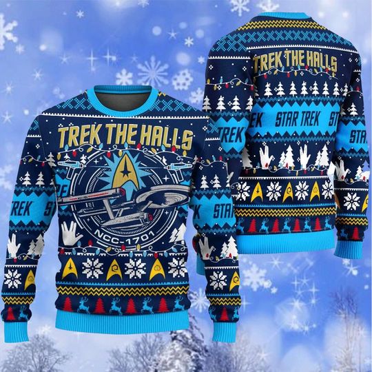 Christmas Gift, startrek2020 Tv Series 3 Ugly Sweater, Sweatshirt for Men and Women - Image 5