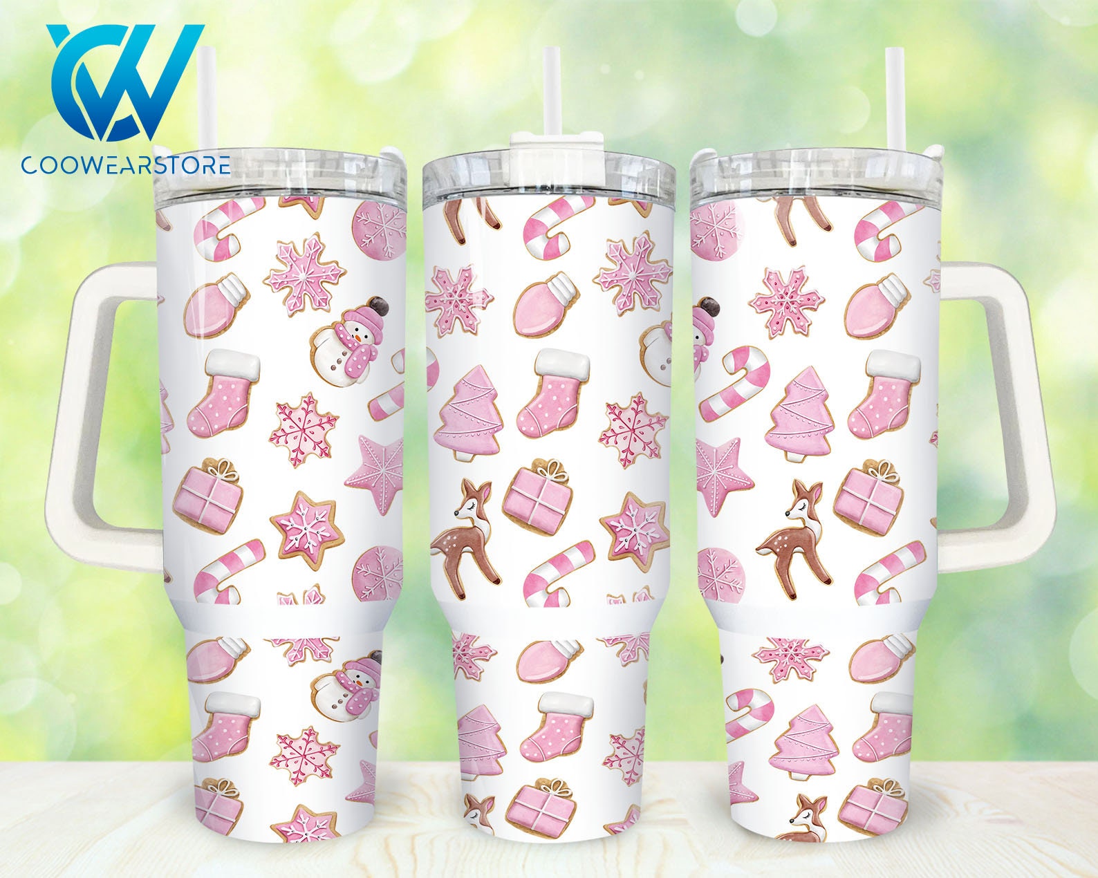 Christmas Gingerbread Custom Stanley Cup 40 oz 30 oz Tumbler With HandleTVC2301877