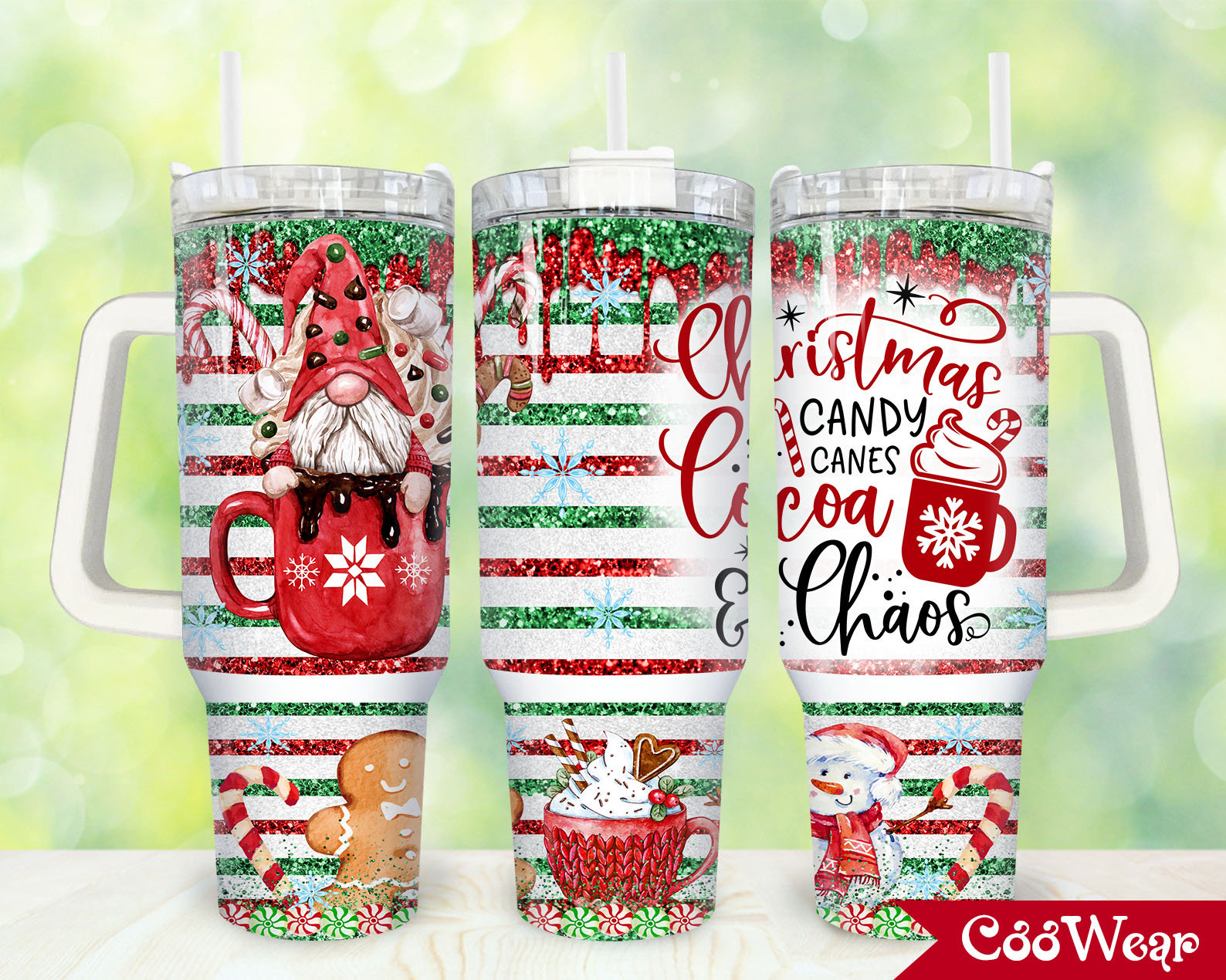 Christmas Gnome Cocoa Custom Stanley Cup 40 oz 30 oz Tumbler With HandleTVC2301876