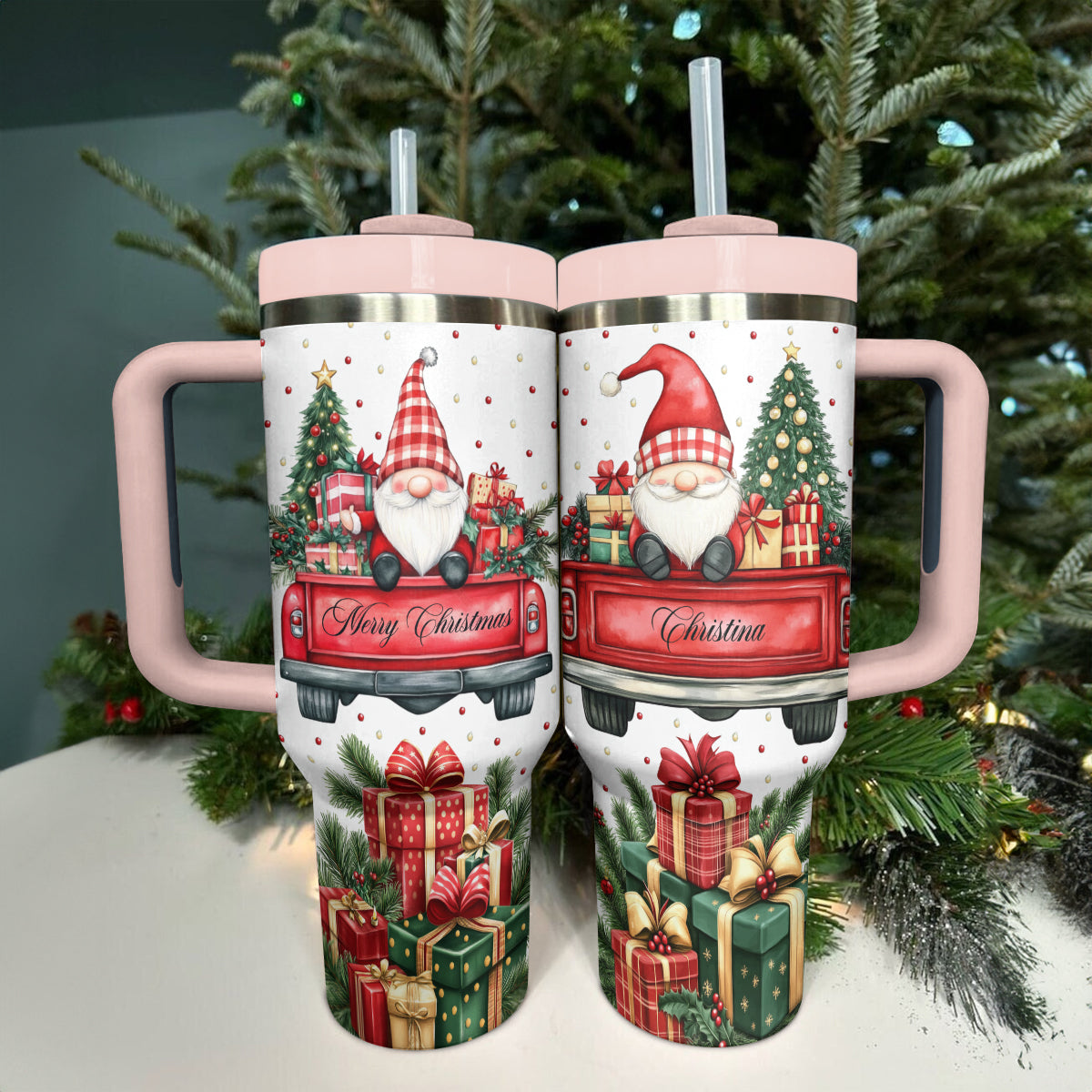 Christmas Gnome Custom Stanley Cup 40 oz 30 oz Tumbler With HandleTVC2301488 - Image 3