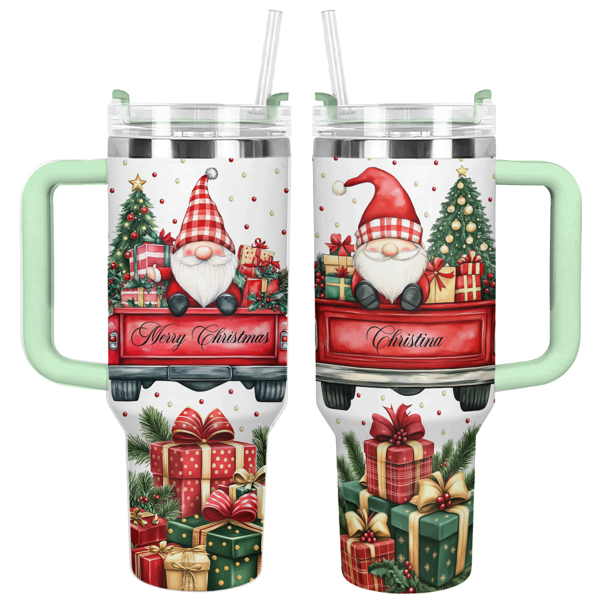 Christmas Gnome Custom Stanley Cup 40 oz 30 oz Tumbler With HandleTVC2301488