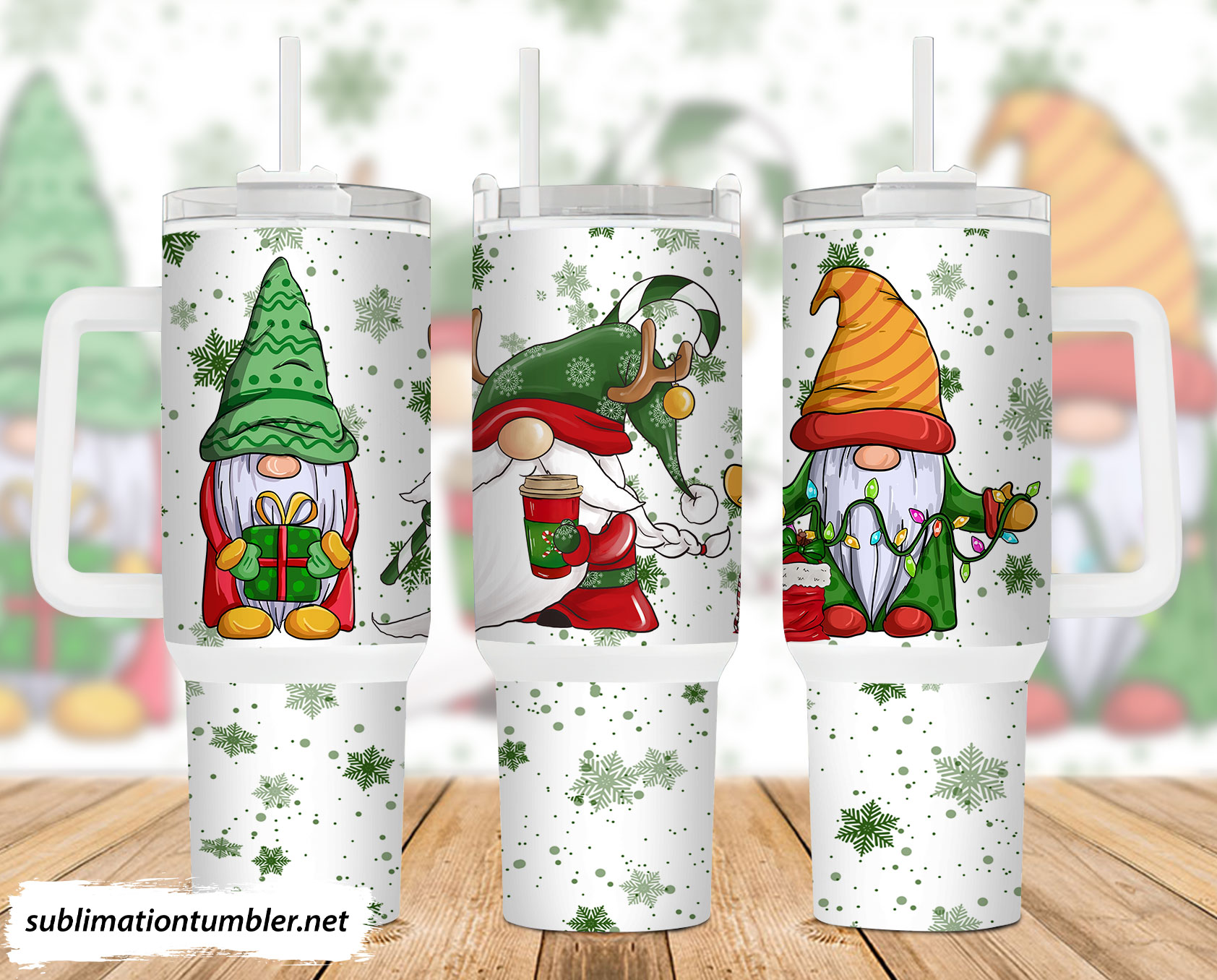 Christmas Gnomes Custom Stanley Cup 40 oz 30 oz Tumbler With HandleTVC2301900