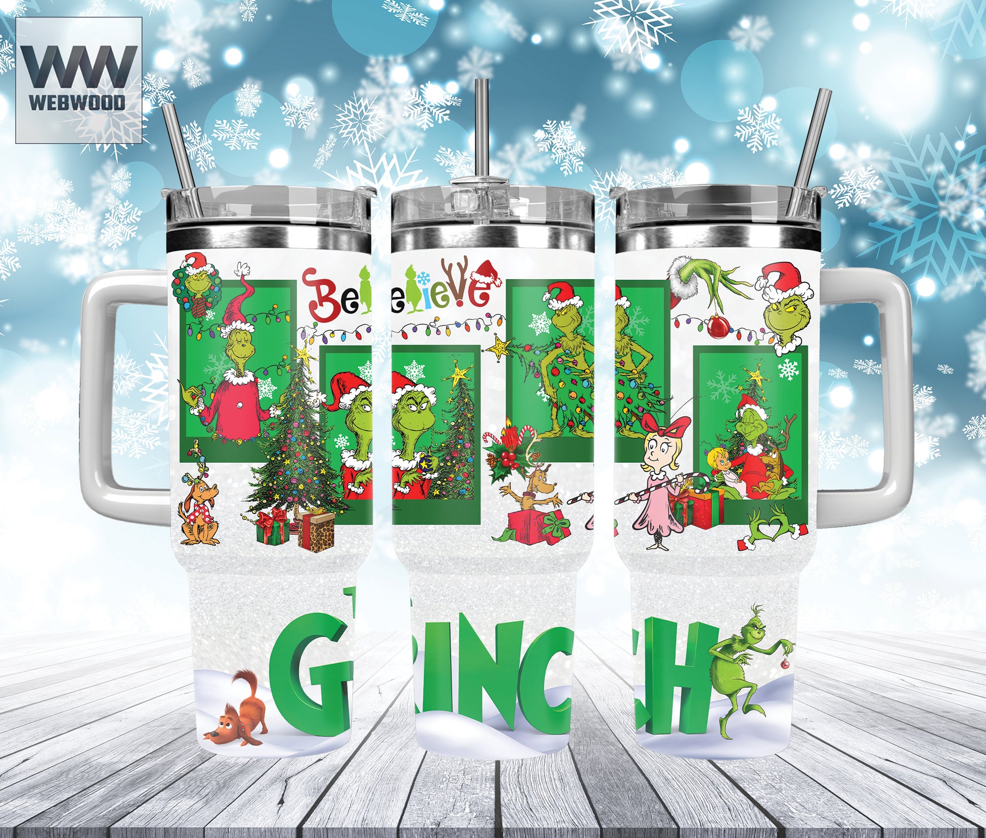 Christmas Grinch Movies Custom Stanley Cup 40 oz 30 oz Tumbler With HandleTVC2301159