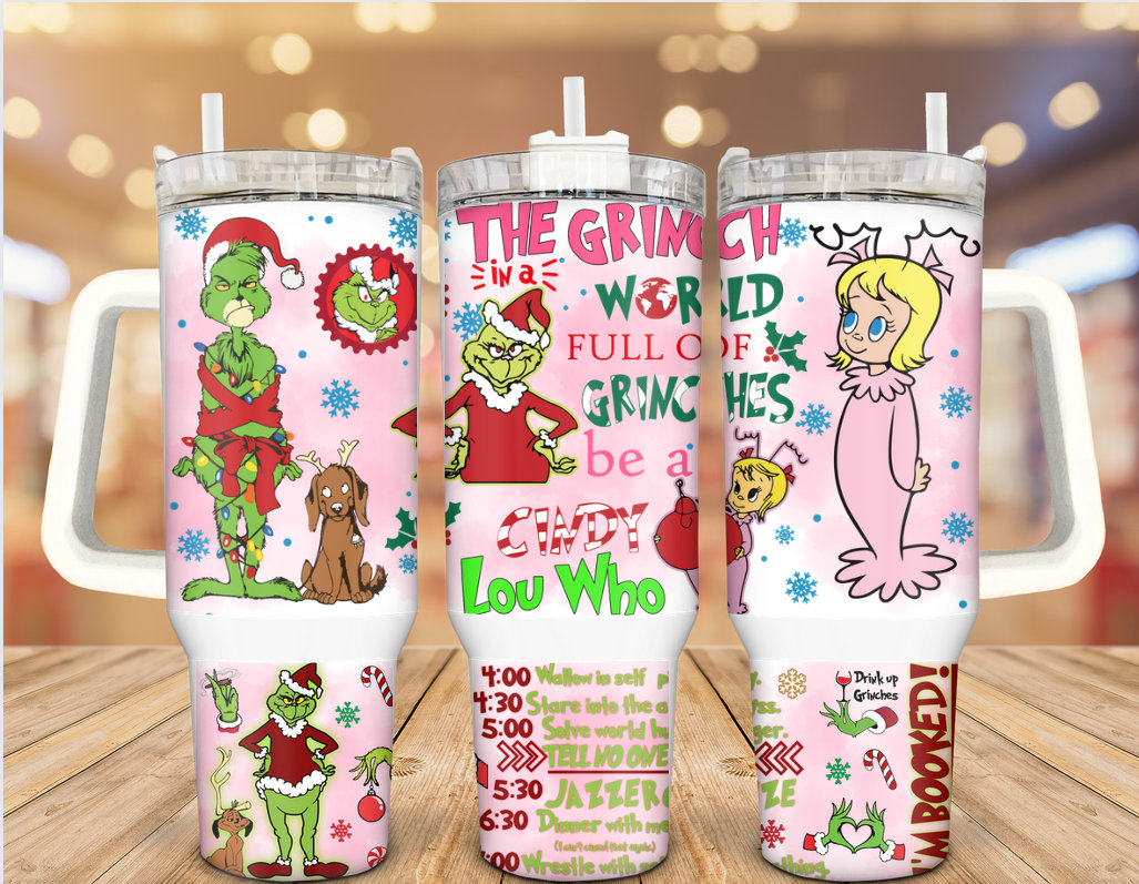 Christmas Grinch Movies Custom Stanley Cup 40 oz 30 oz Tumbler With HandleTVC2301940