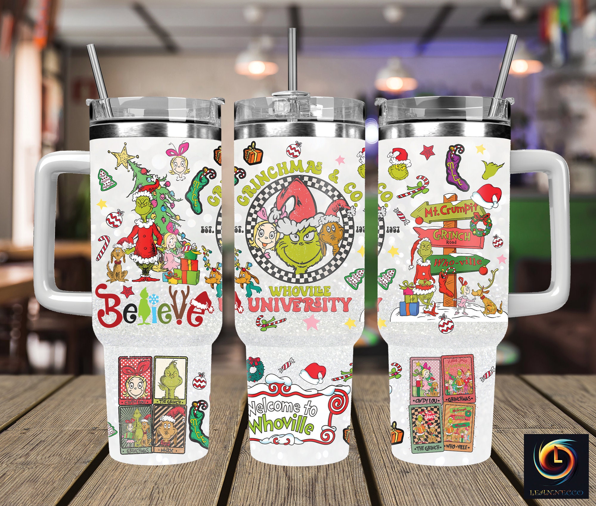 Christmas Grinch Movies Custom Stanley Cup 40 oz 30 oz Tumbler With HandleTVC2301996