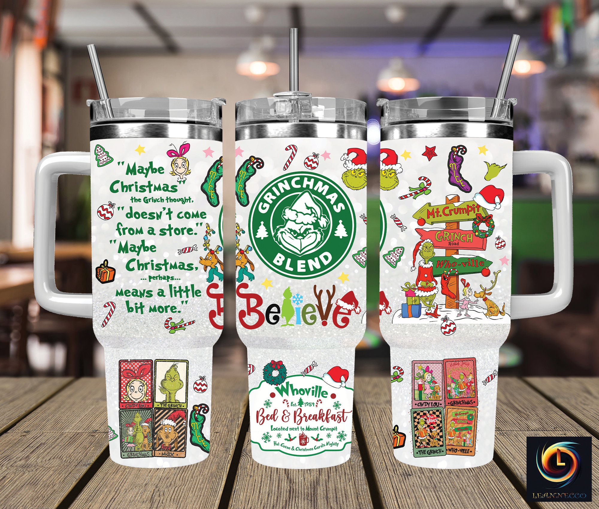 Christmas Grinch Movies Custom Stanley Cup 40 oz 30 oz Tumbler With HandleTVC2301996