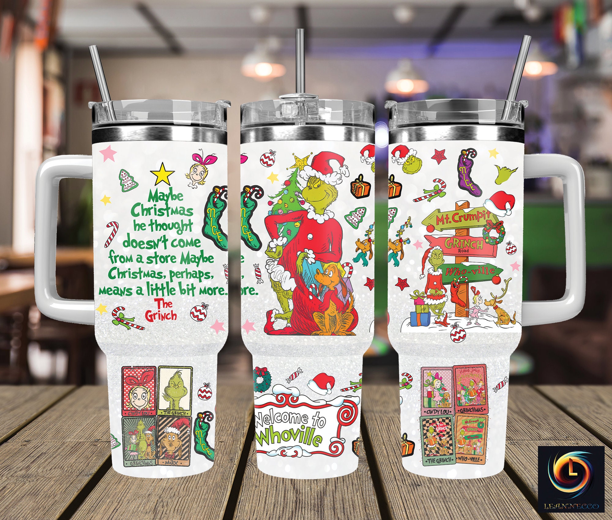 Christmas Grinch Movies Custom Stanley Cup 40 oz 30 oz Tumbler With HandleTVC2301997