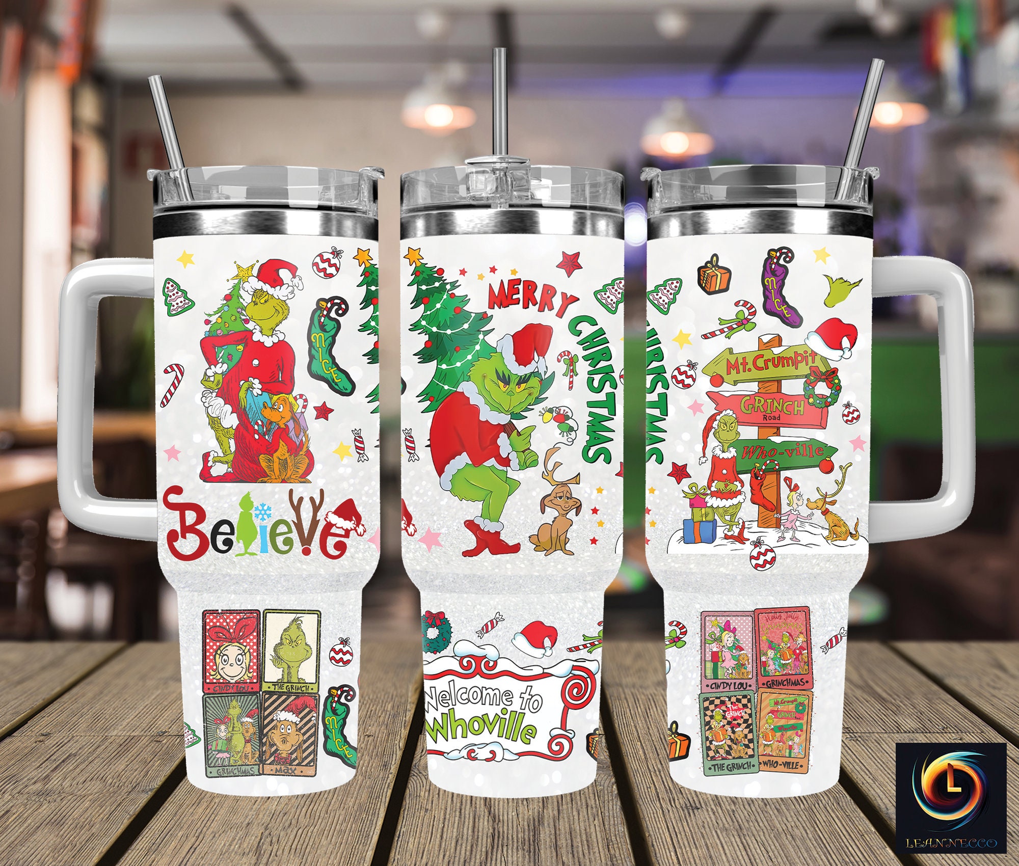 Christmas Grinch Movies Custom Stanley Cup 40 oz 30 oz Tumbler With HandleTVC2301998