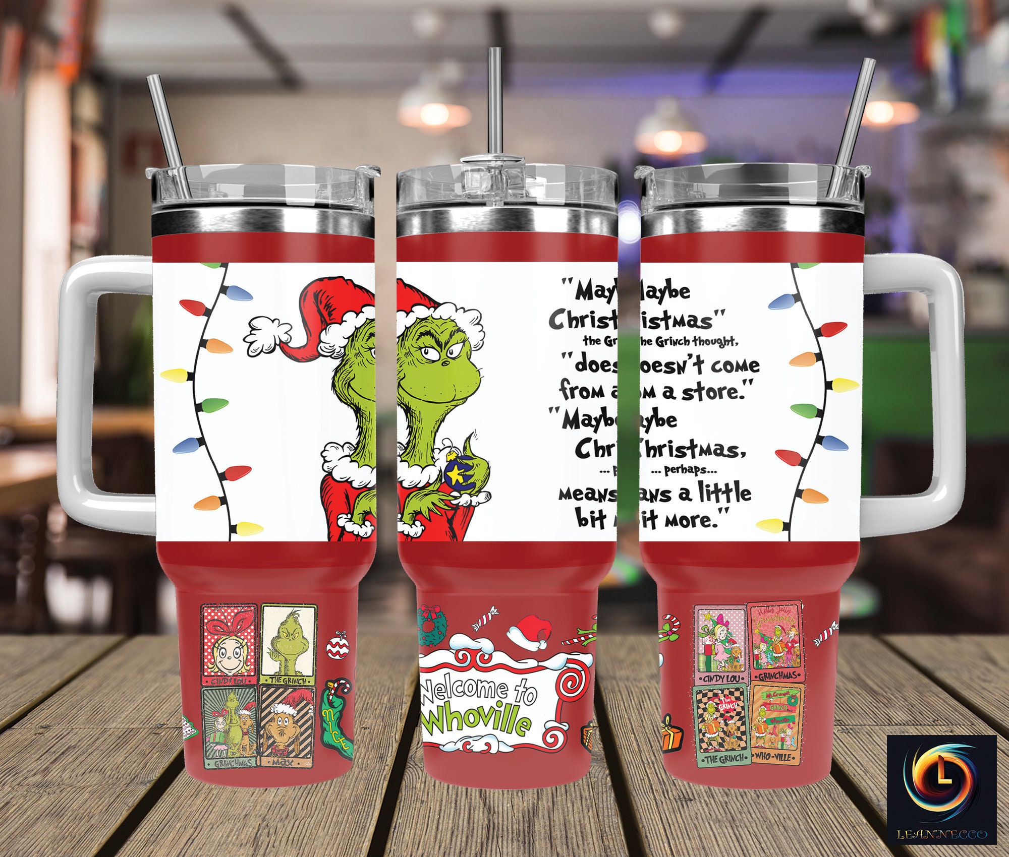 Christmas Grinch Movies Custom Stanley Cup 40 oz 30 oz Tumbler With HandleTVC2301998