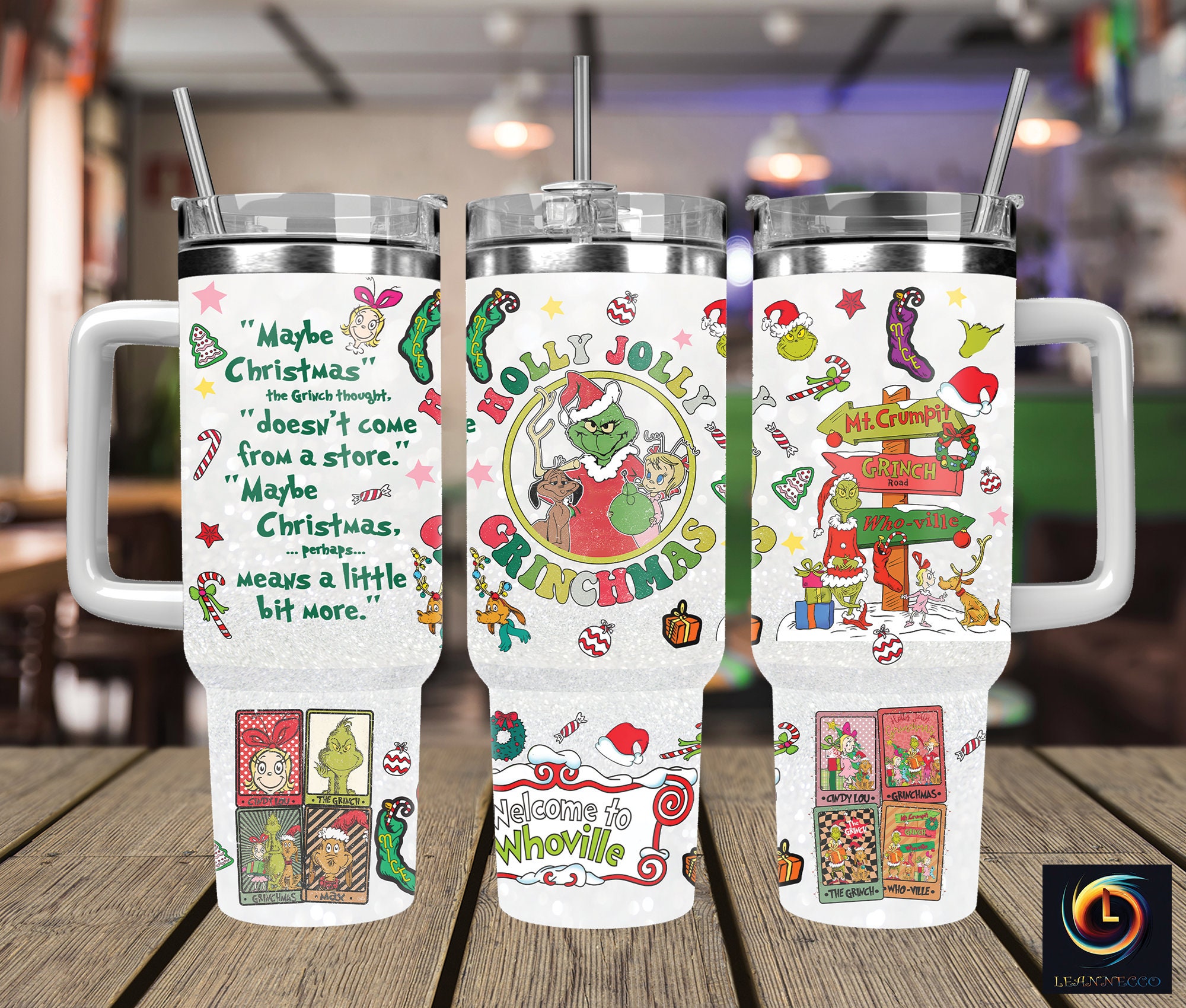 Christmas Grinch Movies Custom Stanley Cup 40 oz 30 oz Tumbler With HandleTVC2301998