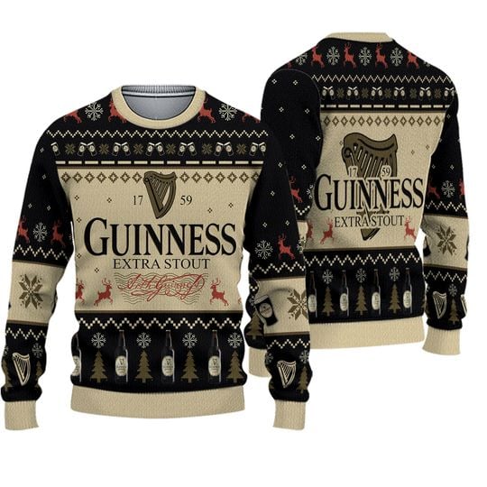 Christmas Guinness Ugly Sweater - Image 2