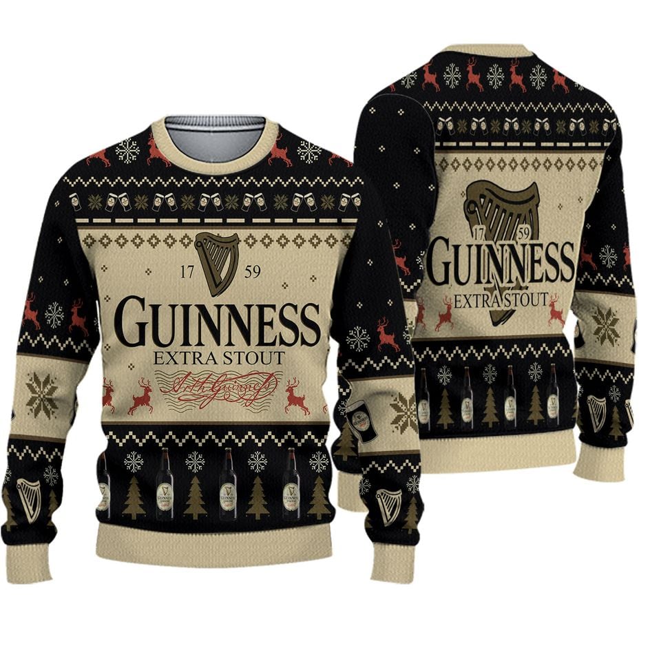 Christmas Guinness Ugly Sweater