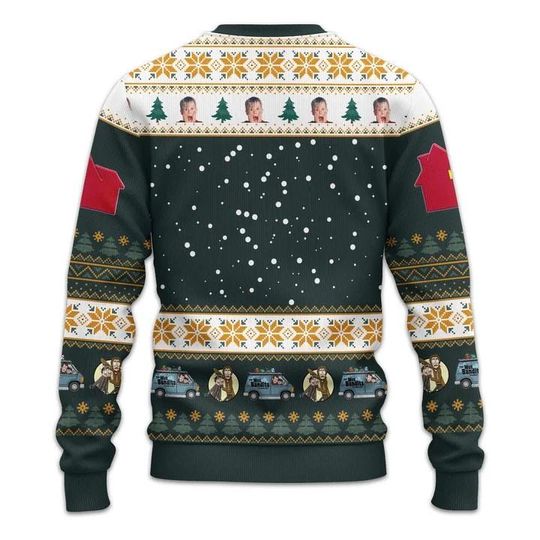 Christmas Home Alone Movie Ugly Sweater, Kevin Mccallister Christmas - Image 10
