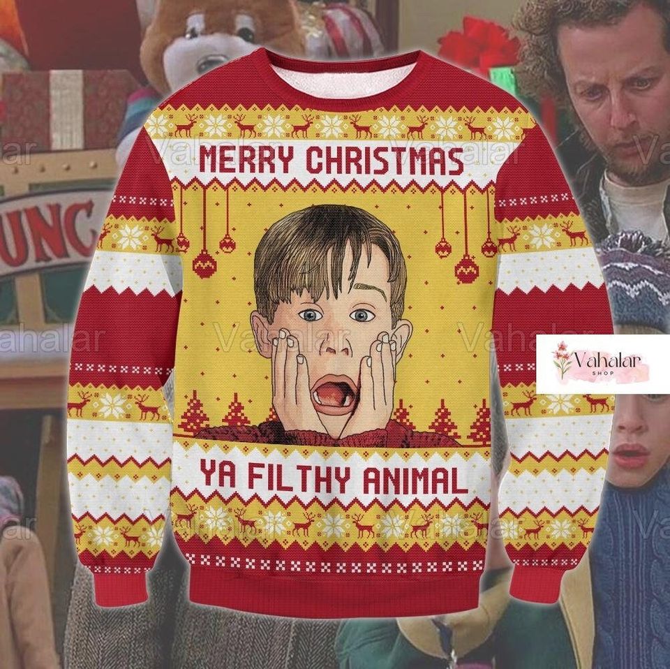 Christmas Home Alone Sweatshirt, Merry Christmas Sweatshirt