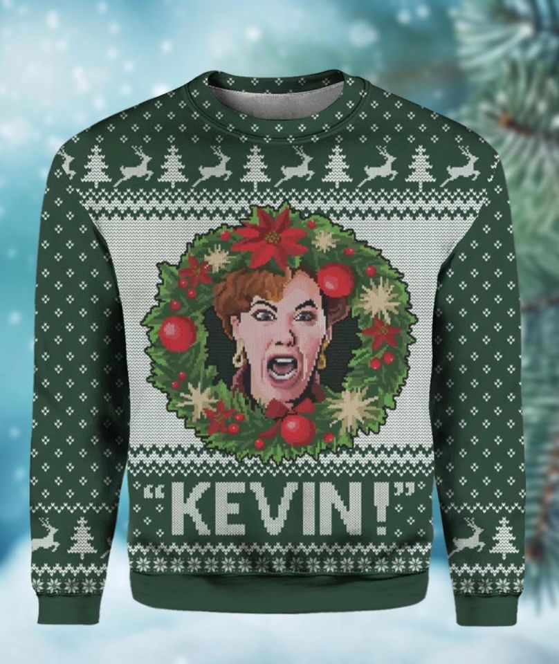 Christmas Home Alone Ugly Sweater, Kevin Meme Xmas Sweater