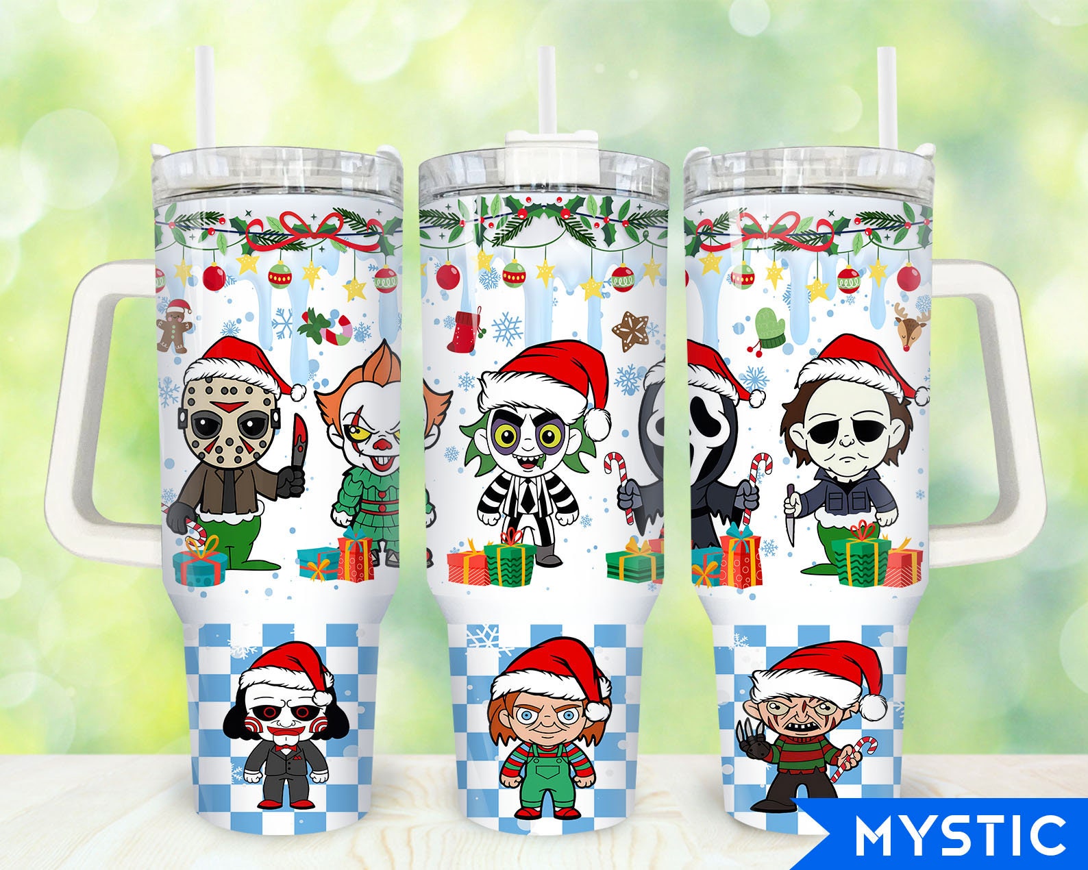Christmas Horror Characters Movies Custom Stanley Cup 40 oz 30 oz Tumbler With HandleTVC2301918