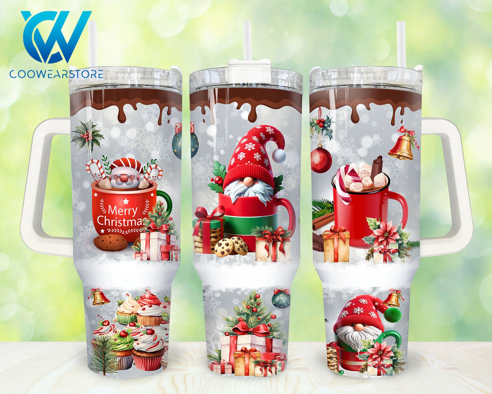 Christmas Hot Cocoa Custom Stanley Cup 40 oz 30 oz Tumbler With HandleTVC2301860