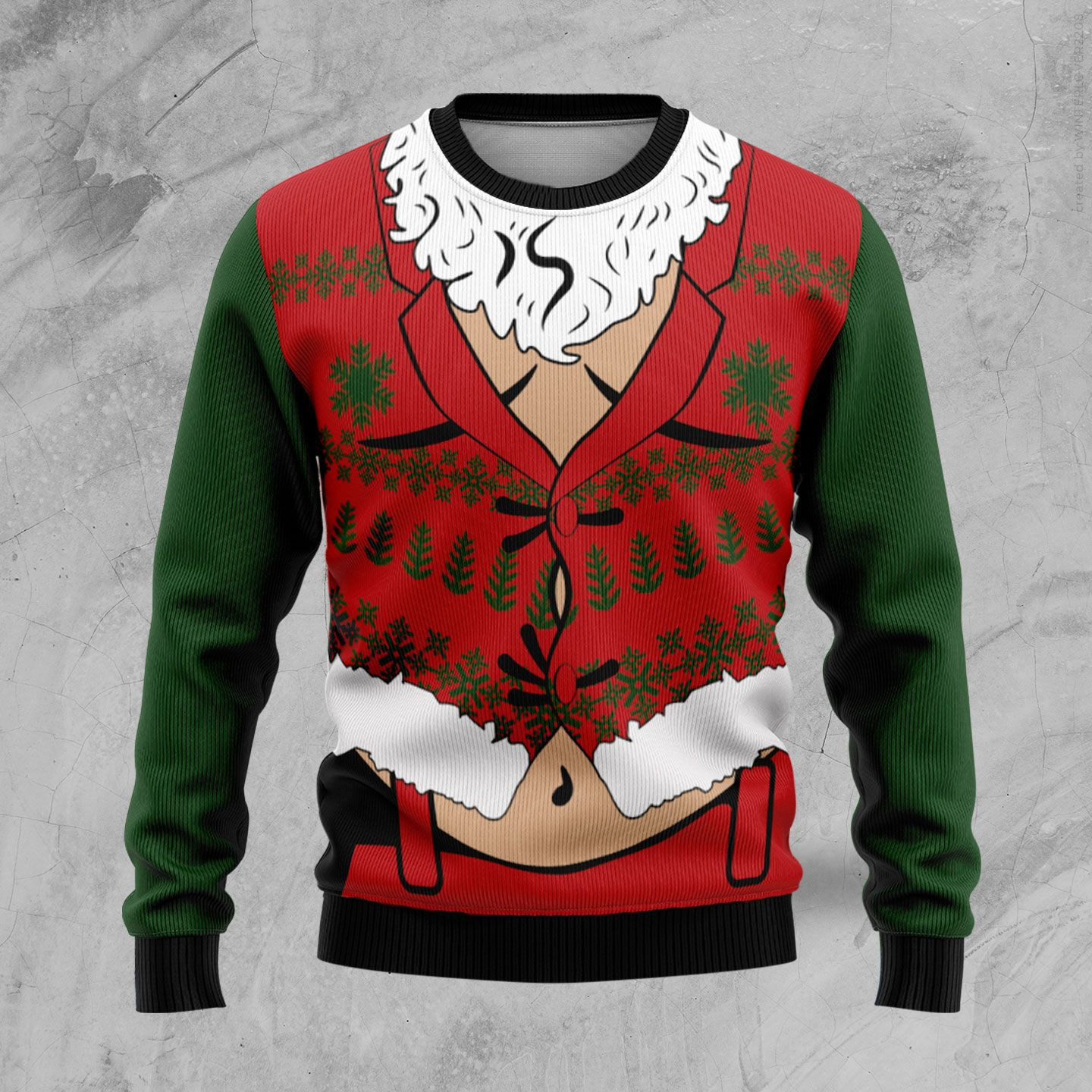Christmas Intestine Ugly Christmas Sweater Adult 3D Funny Matching for family