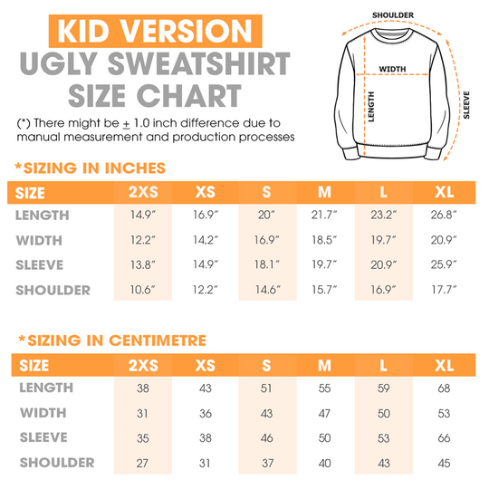 Christmas Is All About The Family Brother, Sister - Family Personalized Custom Ugly Sweatshirt - Image 7