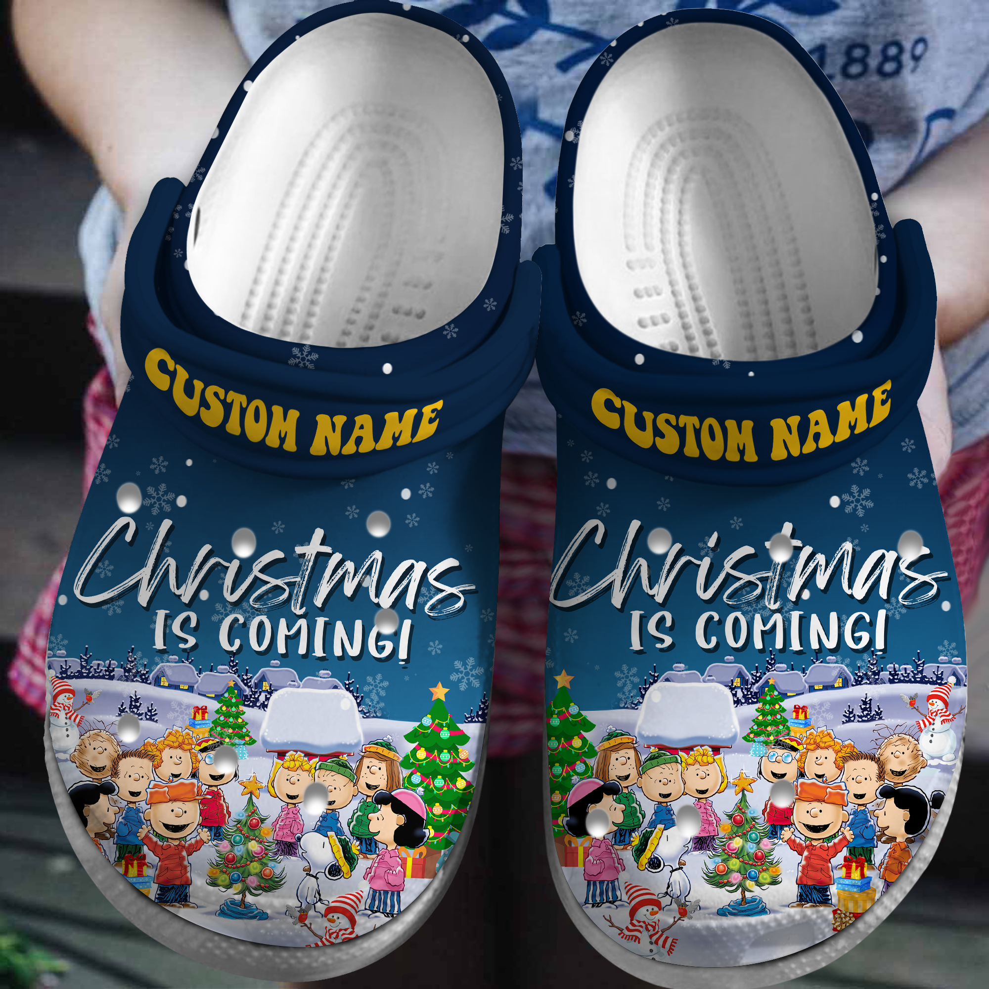 Christmas is coming Music Crocs Crocband Clogs Shoes Comfortable For Men Women and Kids