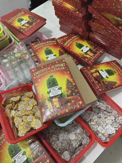 Christmas Kaiju Advent Calendar 2025, Christmas god zilla Countdown Calendars, 24 Days of Xmas Surprises with 24 Collectible for Her Him Gift - Image 11