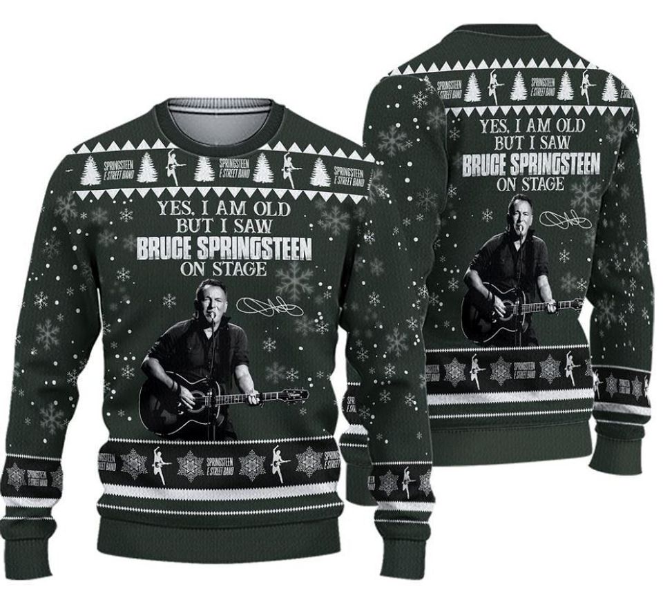 Christmas Knitted Sweater for Fan /Bruce Springsteen-Sweater,Gift Idea For Fans