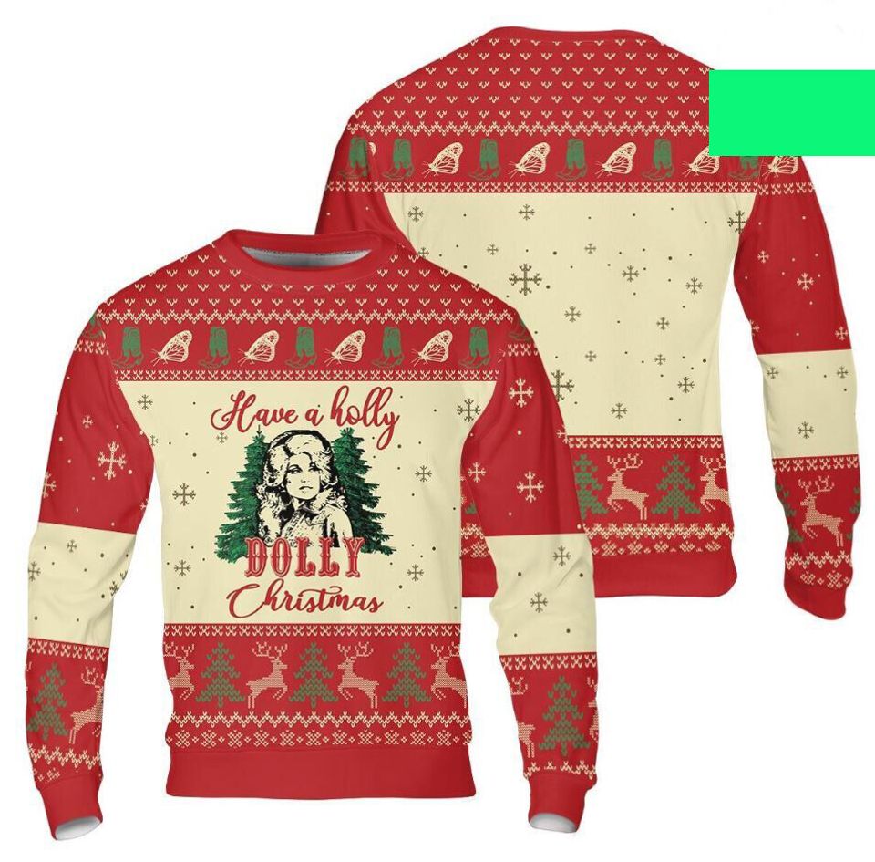 Christmas Knitted Sweater for Fan /Dolly Parton-Sweater,Gift Idea For Fans.